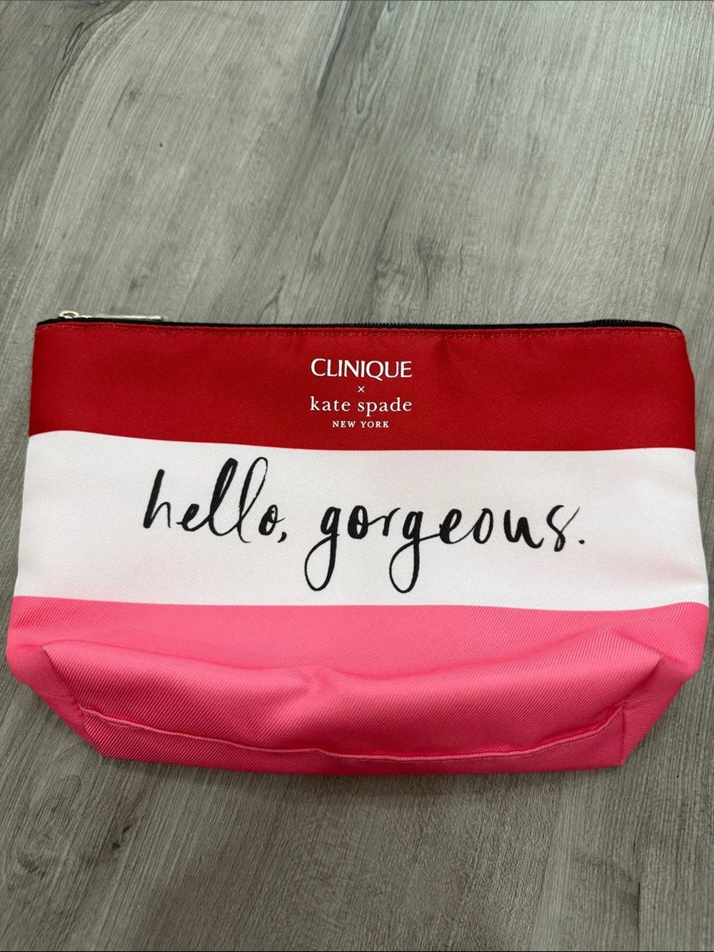 kate spade Colorblock 'hello, gorgeous' Tote and Make Up Bag